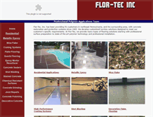 Tablet Screenshot of flor-tec.com